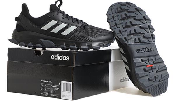 Adidas Men ROCKADIA Trail Shoes Running Black Sneakers Casual Boot Shoe  F35860 | eBay