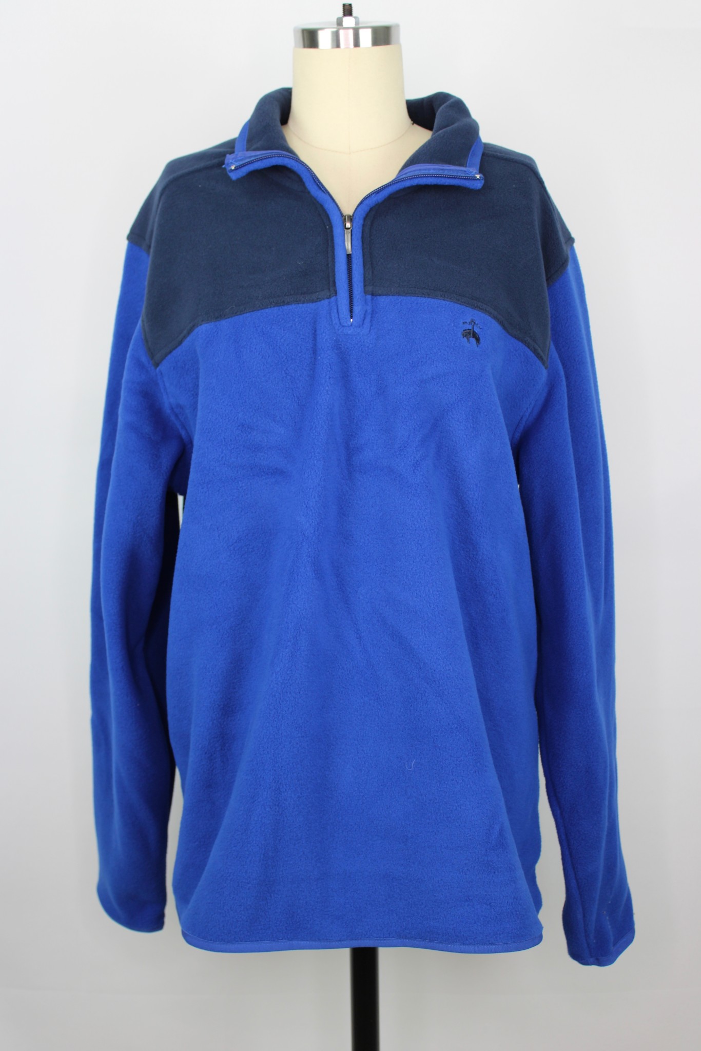 Brooks Brothers Mens Polar Fleece 1/2-Zip Pullover sz M in Blue NWT $79 ...