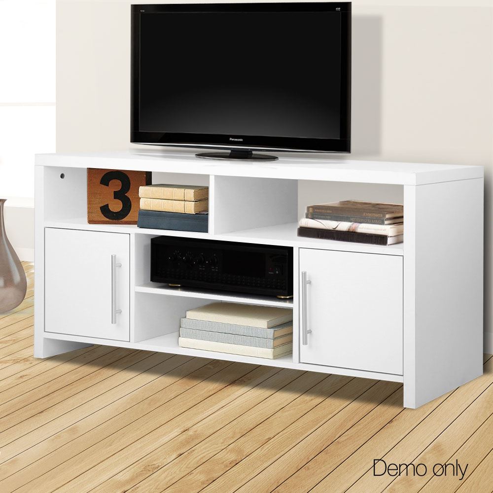 Tv Stand Entertainment Unit Adjustable Cabinet Media Storage