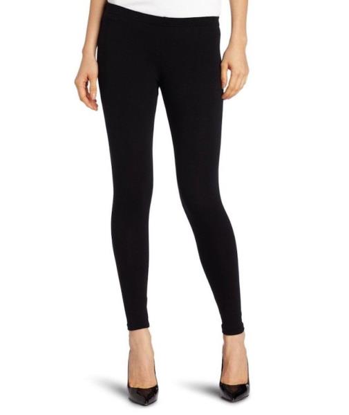 X by Gottex Black Wide Waistband Thick Skinny Legging Tight Gym or ...
