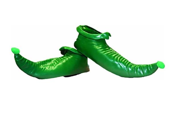 Elf Shoes - Fairy - Grinch - Rubber - PVC - Costume Accessory - Adult ...