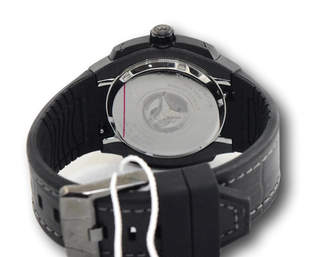 Technomarine Sun Reef Men's 45mm Black Carbon Fiber Swiss Quartz Watch ...