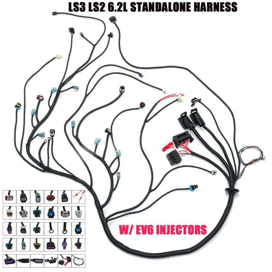 STANDALONE HARNESS TR6060/ T56 58X LS2-3 6.2L HPI DRIVE BY