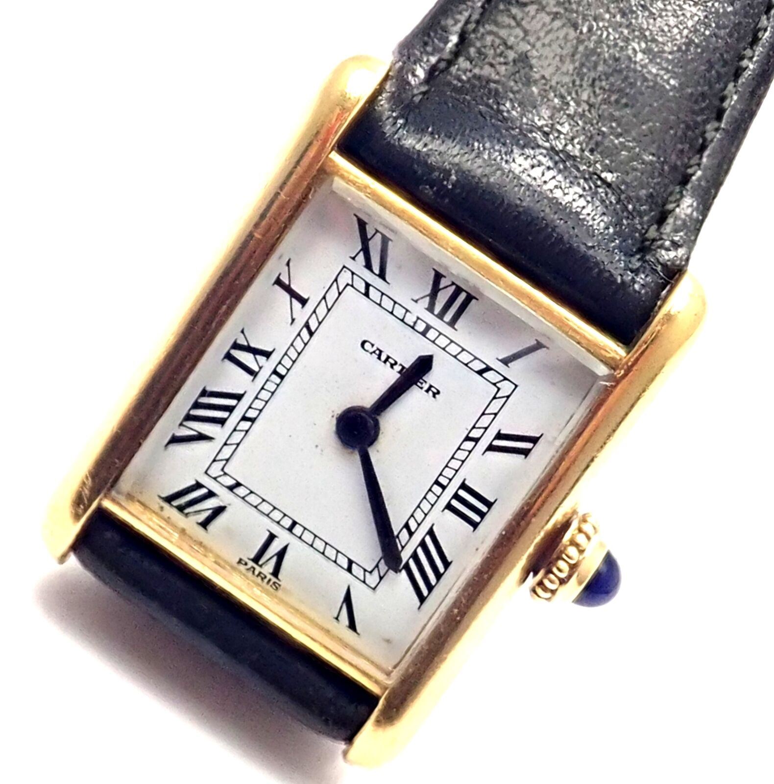 authentic cartier tank watch