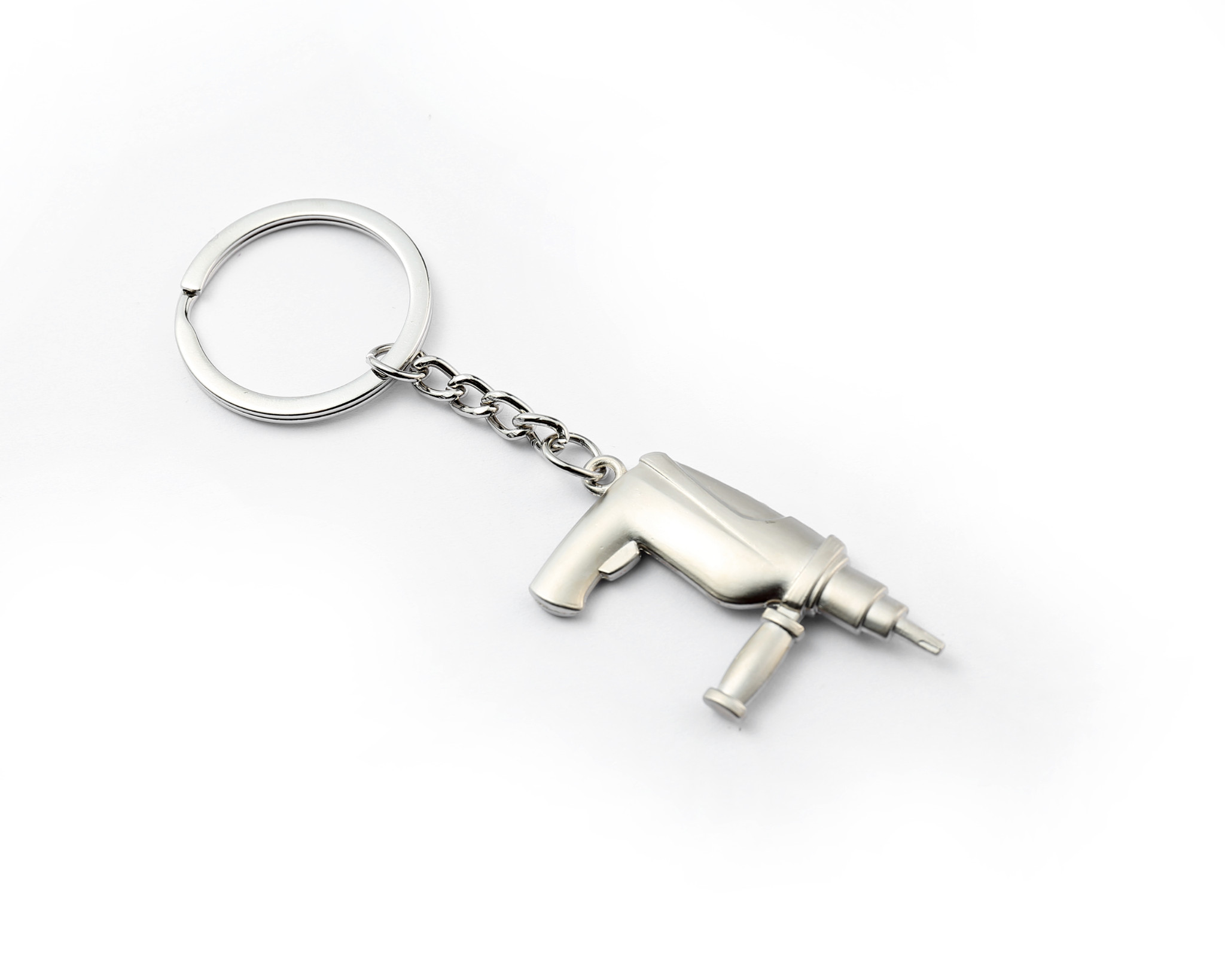 Novelty Drill Tool Keyring Key Ring Mens Gift Present Keyrings Builder