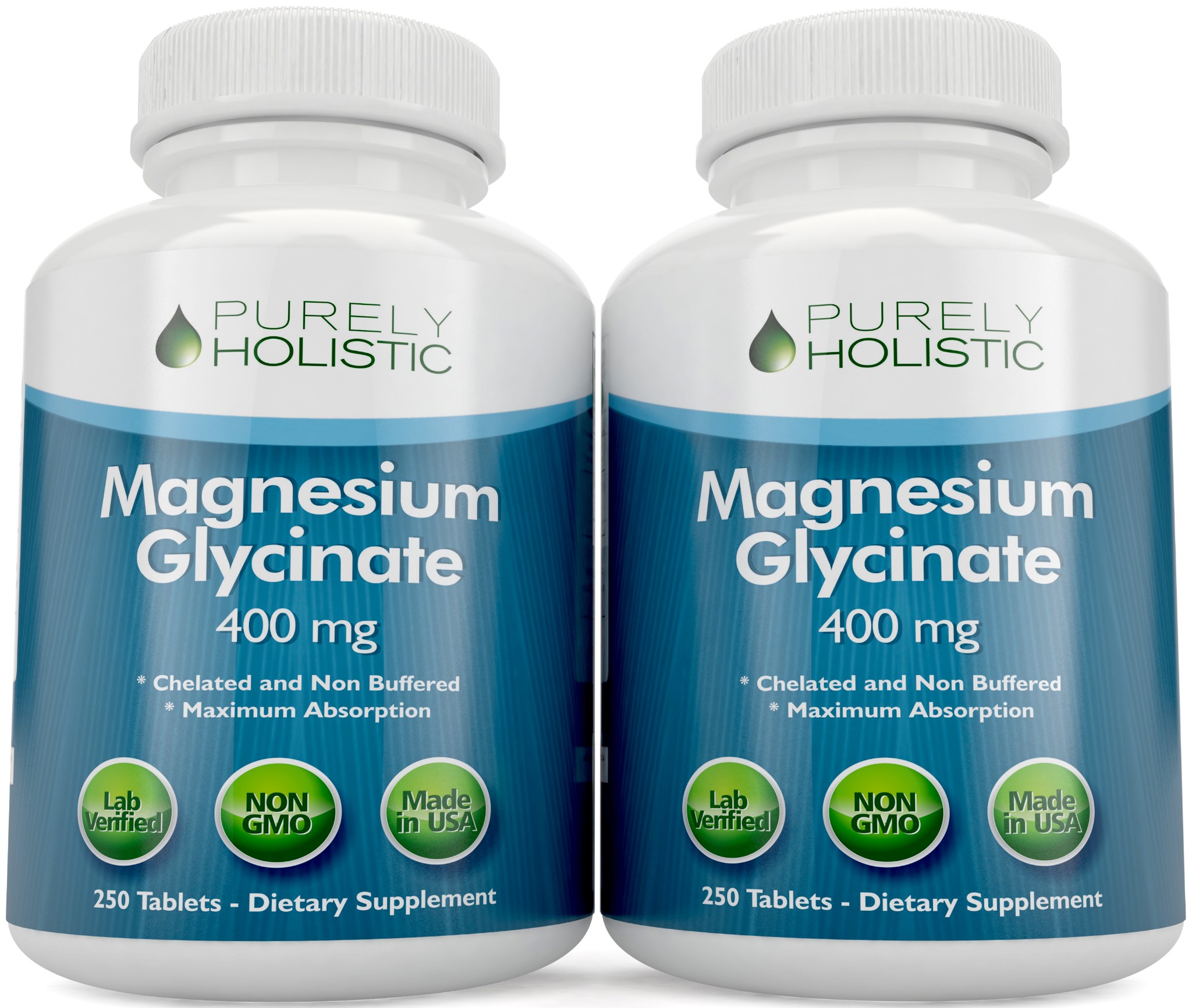 Magnesium Glycinate Chelated 400mg 250 Tablets Vegan, Sleep, Stress Relief 12