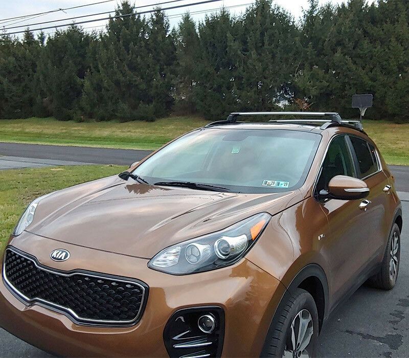 Kia Sportage Roof Rack Bars For Vehicles With Raised Roof Rails 2016