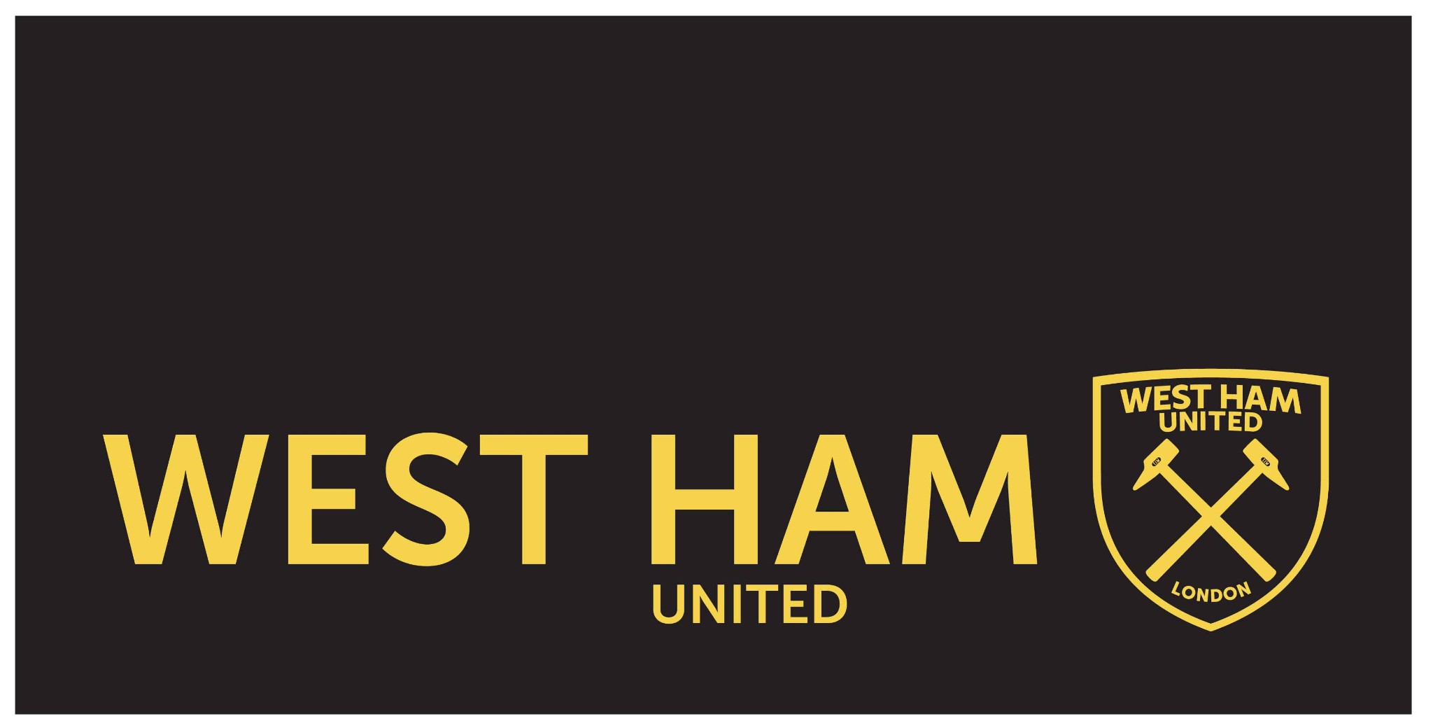 100/% Cotton /& 75cm x 150cm West Ham United Official Crest Beach Towel