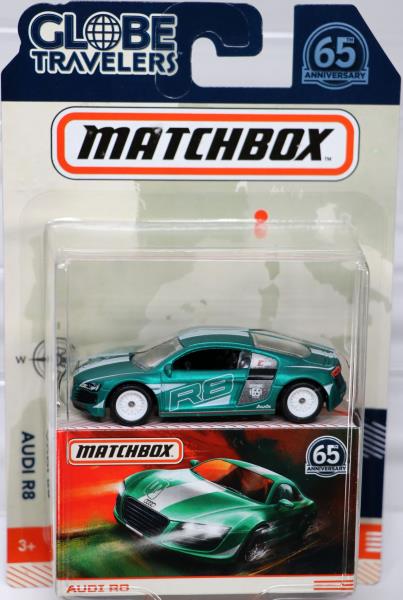 Matchbox 2018 65th Anniversary Globe Travelers AUDI R8 Collectible for sale online