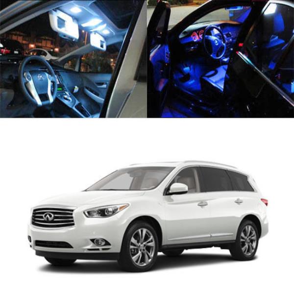 11x White LED Lights Interior Package Deal For 2013 Infiniti JX35