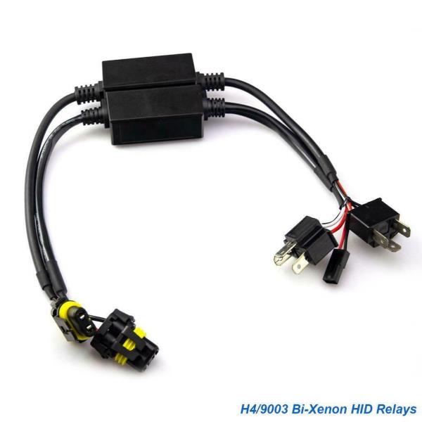 Easy Relay Harness For H4 9003 Hi//Lo Bi-Xenon HID Xenon Bulbs Wiring Controllers 2 Innovited