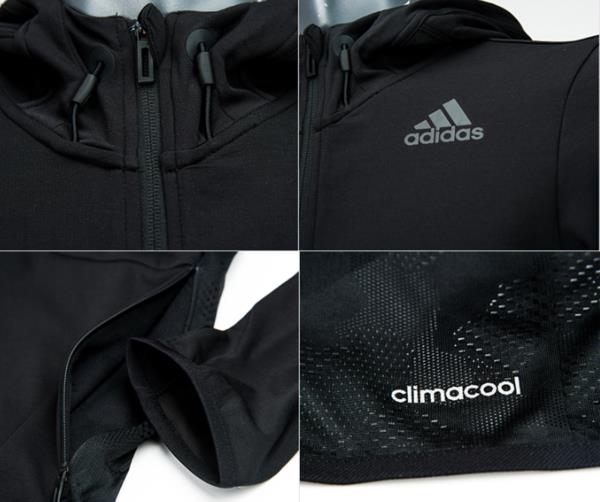Adidas 2017 Men Workout Climacool Jackets Black Training Hoodie Jacket  BK1087 | eBay