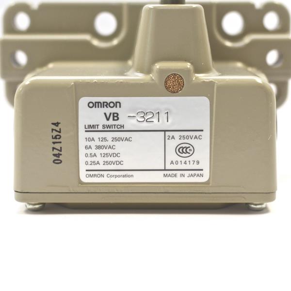 OMRON VB-3211 Monoblock Multiple Limit Switch, Roller plunger 10A 125