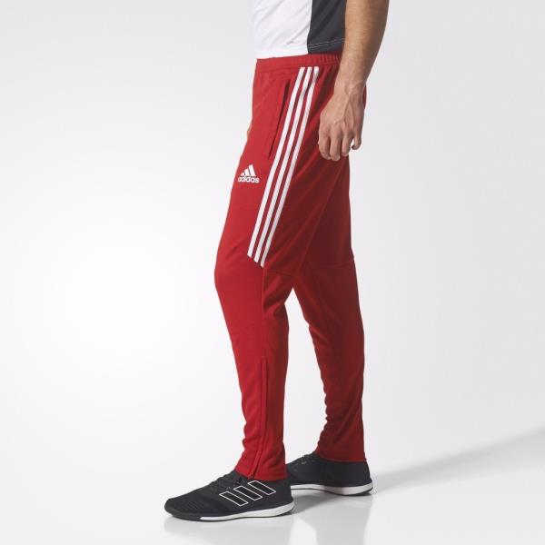red and white adidas pants