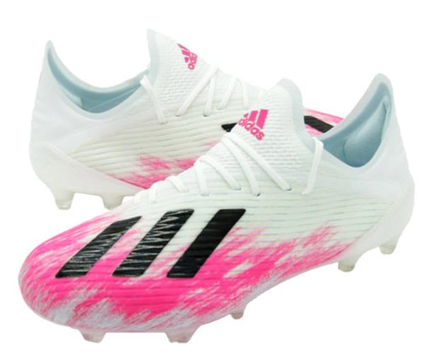 adidas pink and white cleats