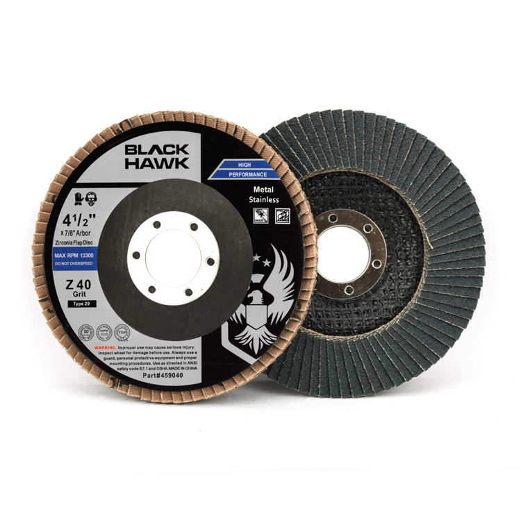 4.5 x 7//8 XL High Density Zirconia Flap Discs Jumbo Grinding Wheels Type 29 10 Pack 60 Grit /…