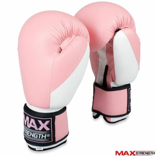 Pink Ladies Punch Bag Gloves Womens Boxing Punching Mitts Pro Kick Muay Thai
