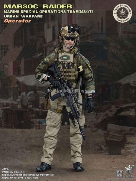 Radio & Headset for Easy&Simple ES 26027 MSOT MARSOC RAIDER 1/6th Scale 12'' New