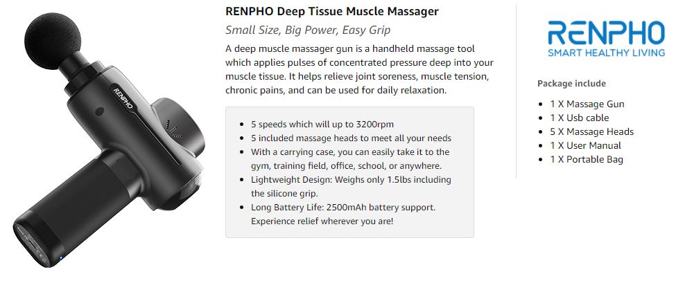 renpho massage gun