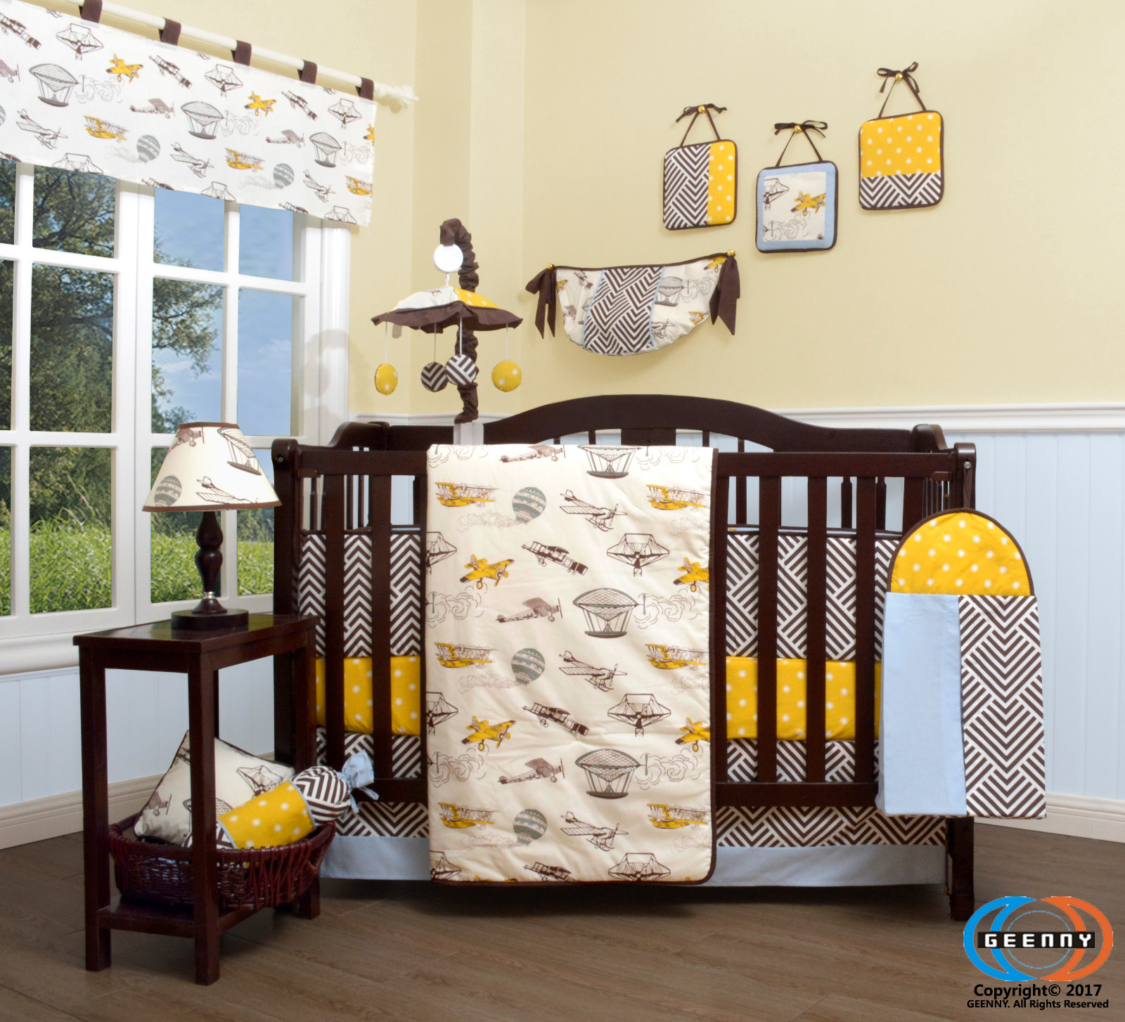 airplane baby bedding