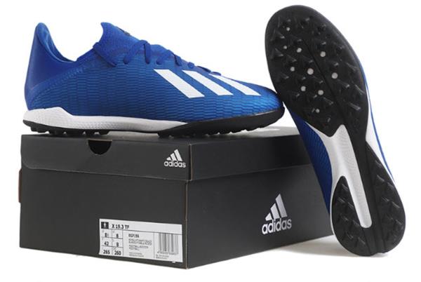 Adidas Men X 19.3 TF Cleats Futsal Blue 