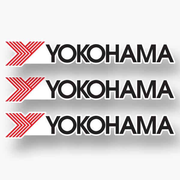 Details about  / 2x YOKOHAMA Sticker Vinyl Decal Car Window Car Racing Tire Tyre JDM Advan Drift