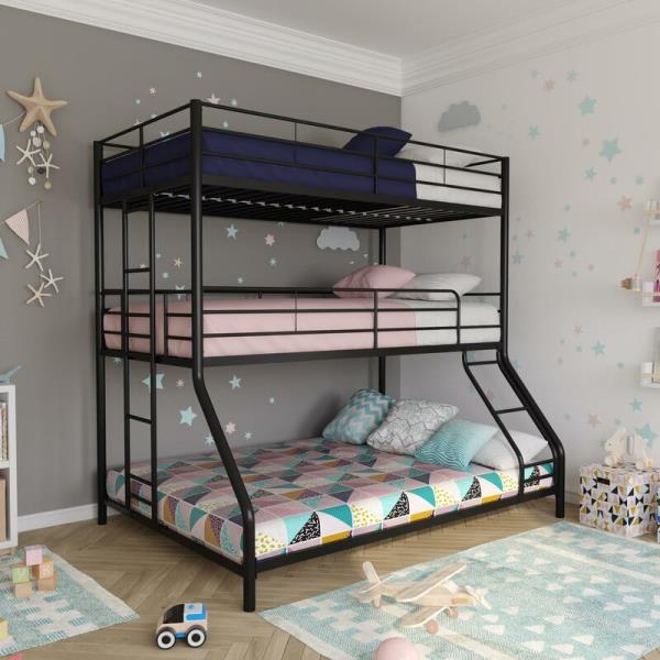 bunk beds for 3 kids